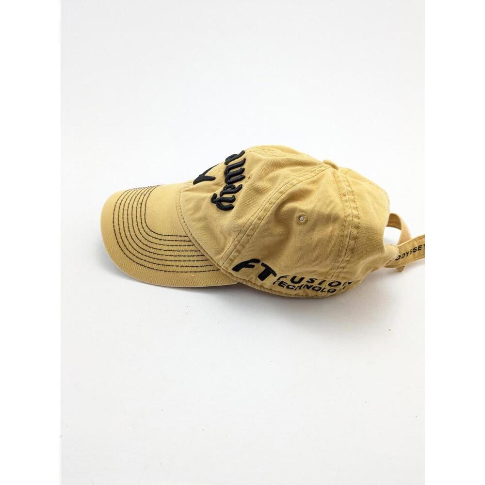 Mens Callaway Golf Tour i Series Odyssey Yellow Gold Adjustable Golf Hat Cap - Picture 3 of 5